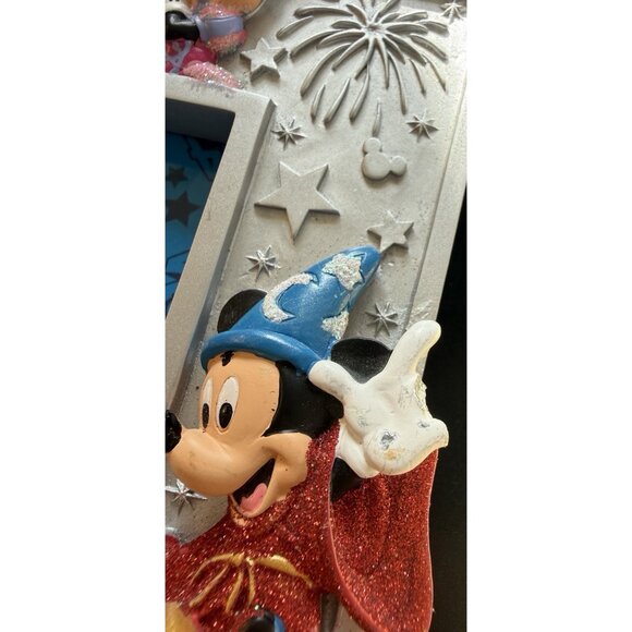 Walt Disney World 2014 Glitter Photo Frame-Sorcerer Mickey & Friends - Picture 6 of 8